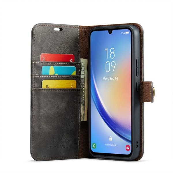 Wallet DG-Ming 2i1 til Samsung Galaxy A24 4G - Grå