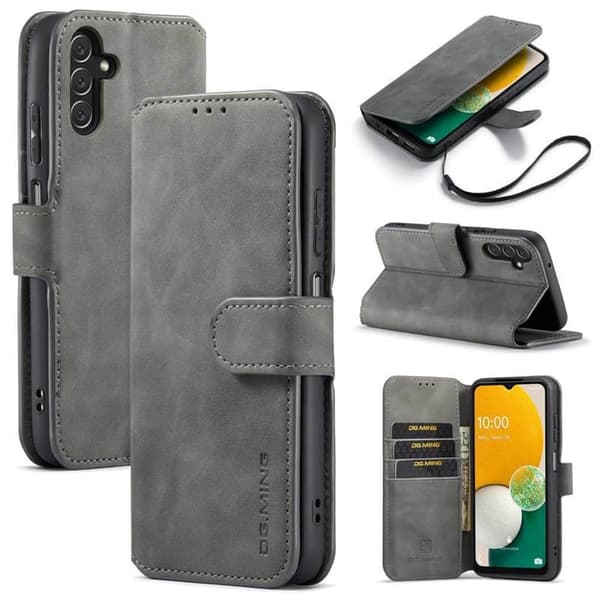DG-Ming Wallet cover 3-kort til Samsung Galaxy A13 5G - Grå