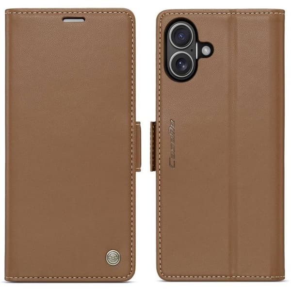 CaseMe mobildeksel 023 til Apple iPhone 16 Plus - Brun