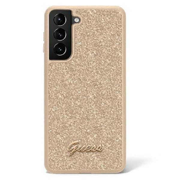 Guess hardcase glitter script Samsung Galaxy S23 - Kulta