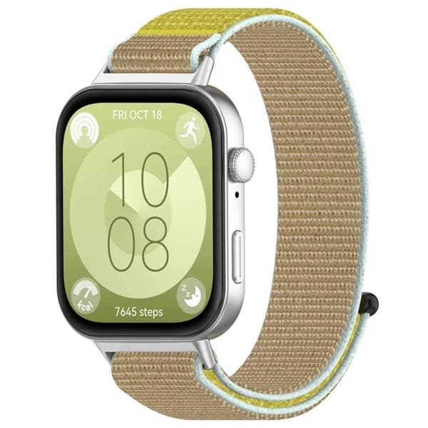 Nylon Urrem til Huawei Watch Fit 4 - Camel