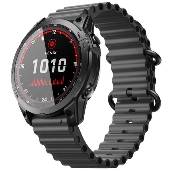 Ocean Urrem til Garmin Fenix 7X - Sort