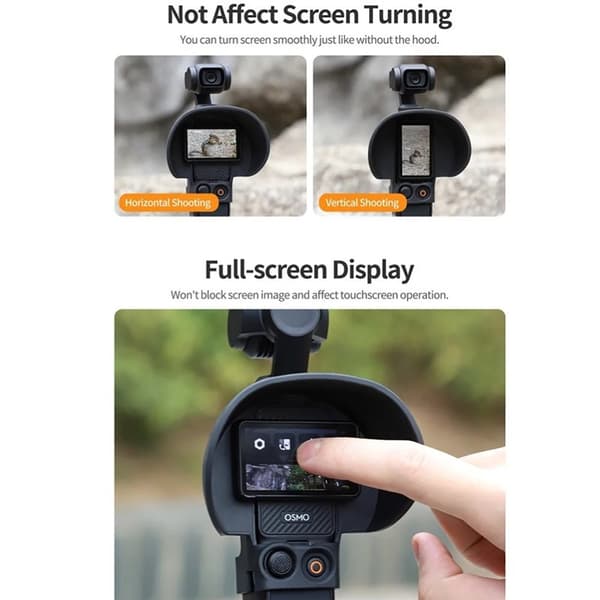 Sunnylife solskjermbeskyttelse for til DJI Osmo Pocket 3