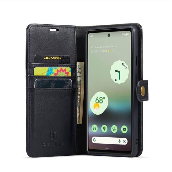 Wallet DG-Ming 2i1 til Google Pixel 6A - Sort
