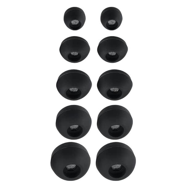 Ørepuder 10-pak til Sennheiser IE80 - Sort