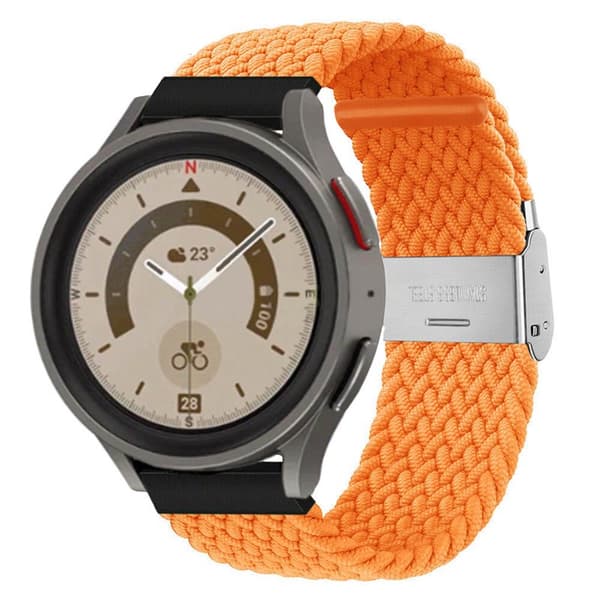 Flettet Elastisk urrem til Samsung Galaxy Watch 5 Pro (45mm) - O