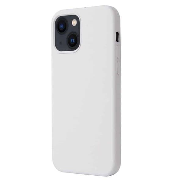 Liquid silikon deksel til Apple iPhone 15 Plus - Summit White