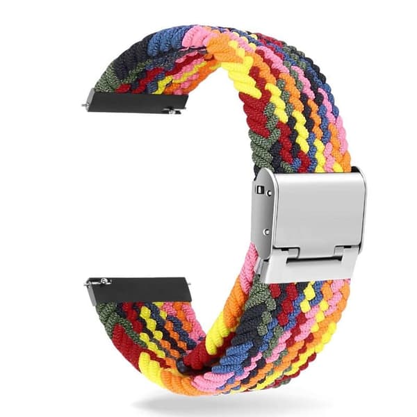 Flettet Elastisk urrem til Huawei Watch GT3 (46mm) - rainbow