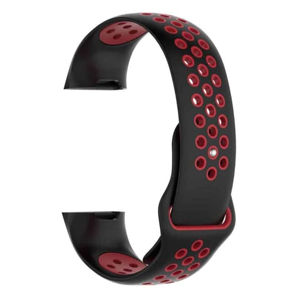 EBN Sport urrem til Fitbit Charge 3 - Sort / rÃ¸d