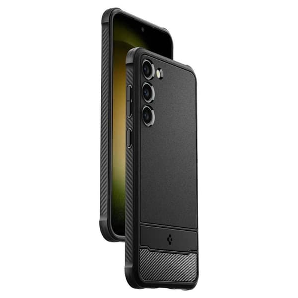 Spigen Rugged Armor cover til Samsung Galaxy S23 - Sort