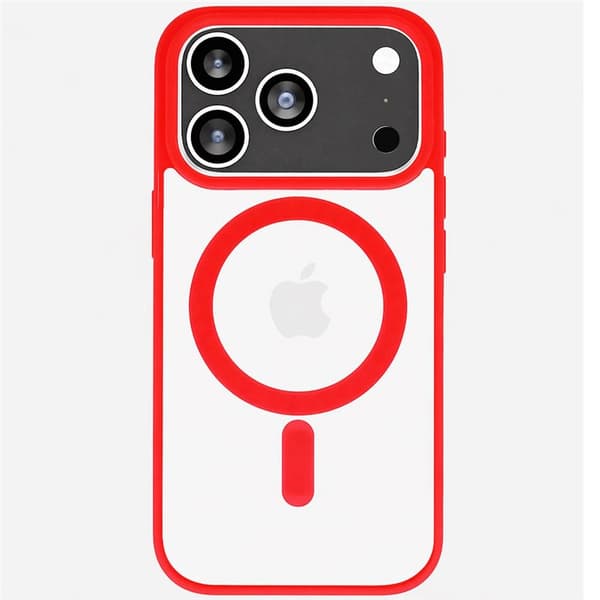 Acrylic MagSafe deksel til Apple iPhone 18 Pro Max - Crimson Red