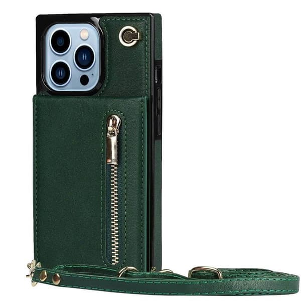 Zipper halskÃ¦de cover til Apple iPhone 16 Pro Max - GrÃ¸n