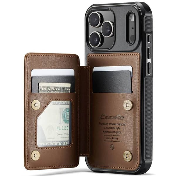 CaseMe mobildeksel C22 til Apple iPhone 18 Pro - Brun