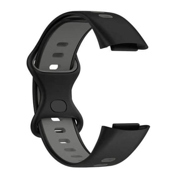 Twin Sport Kellon ranneke Fitbit Charge 5 - Musta/harmaa