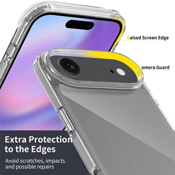 TPU+Acrylic cover til Apple iPhone Air - Clear