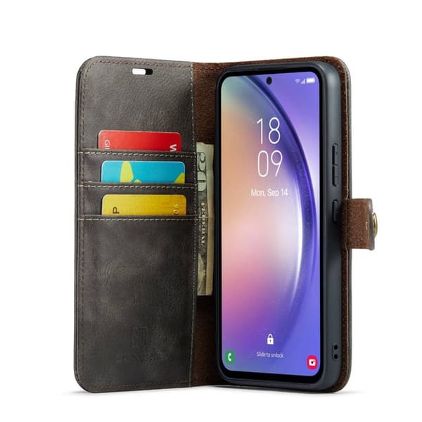 Wallet DG-Ming 2i1 til Samsung Galaxy A54 5G - GrÃ¥