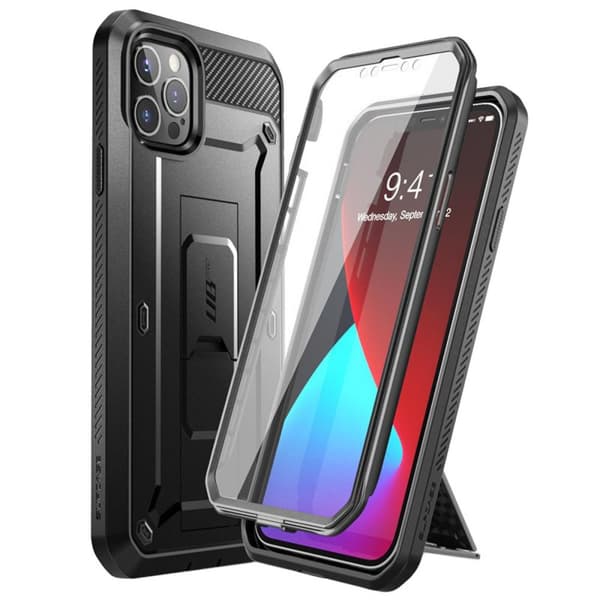SUPCASE UB Pro kotelo Apple iPhone 12 Pro - Musta