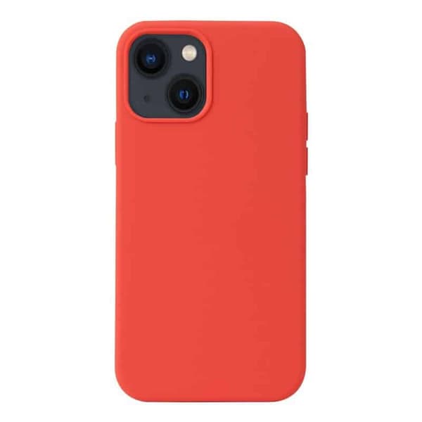 Liquid silikone cover til Apple iPhone 14 - Coral