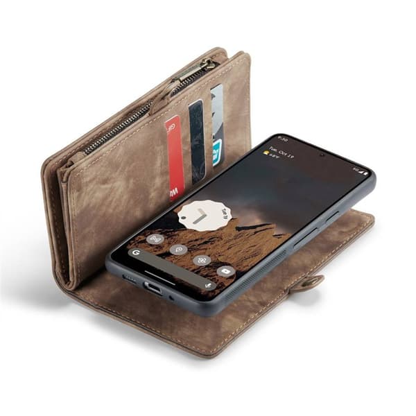 CaseMe mobildeksel 008 8-kort til Google Pixel 9 Pro - Brun