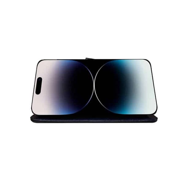 PlÃ¥nboksfodral 3-kort till Apple iPhone 14 Pro - MÃ¶rkblÃ¥