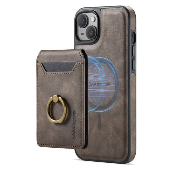 DG-Ming Magking K1 2i1 deksel til Apple iPhone 14 Plus - Coffee