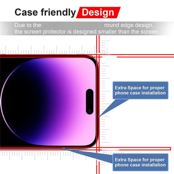 2-kpl 5D lasinen näytönsuoja Apple iPhone 15 Pro