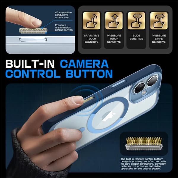 SUPCASE UB Mag cover til Apple iPhone 16 - Azure