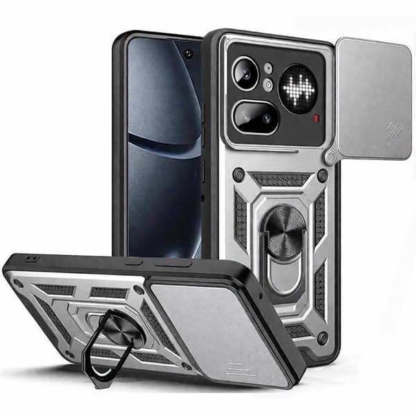 Jazz 3i1 deksel til Nothing Phone 4a Pro - Sølv