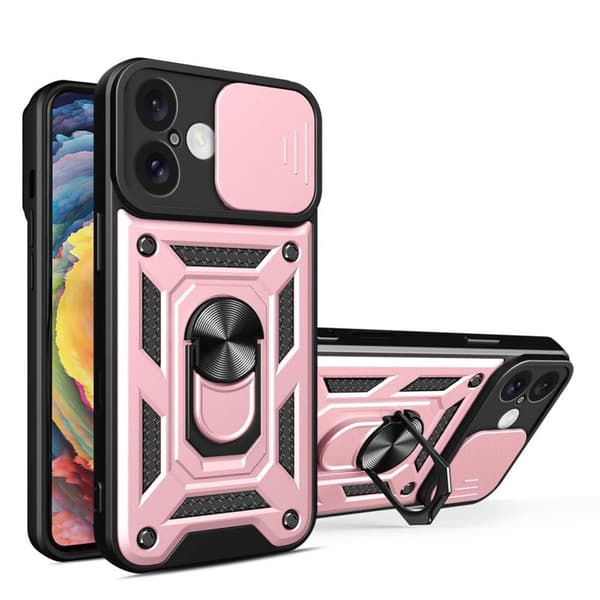Jazz 3i1 cover til Apple iPhone 16 Plus - Rose