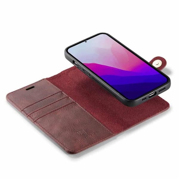 Mobilfodral DG-Ming 2i1 till Apple iPhone 15 Plus - RÃ¶d
