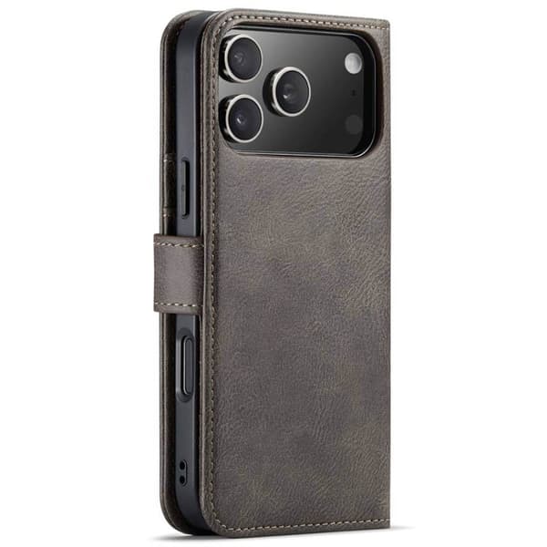 Wallet DG-Ming 2i1 til Apple iPhone 18 Pro - Grå