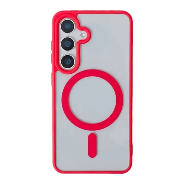 Acrylic MagSafe deksel til Samsung Galaxy S25 - Red