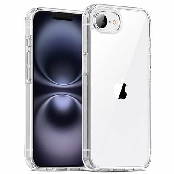 PCH läpinäkyvä silikoni kuori Apple iPhone 17e