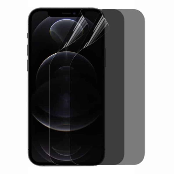 2-pak Privacy skjermbeskytter 3D Soft HydroGel til Apple iPhone