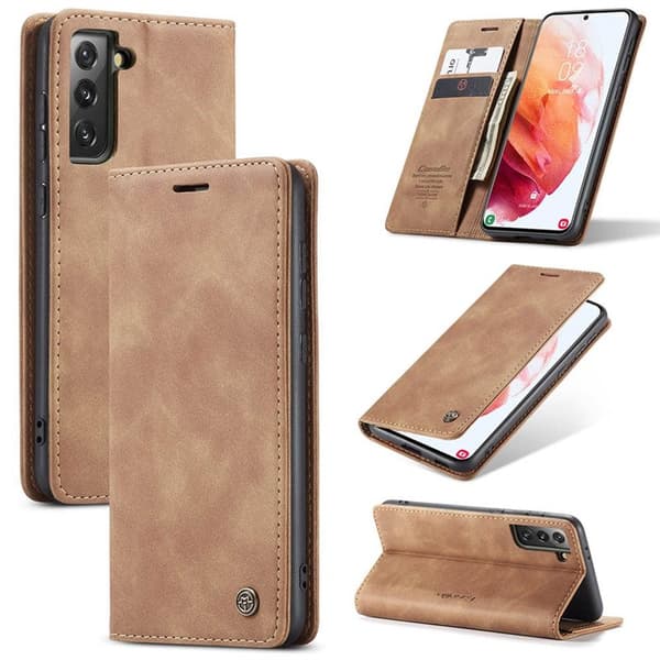 CaseMe mobildeksel 013 til Samsung Galaxy S22 Plus - Brun