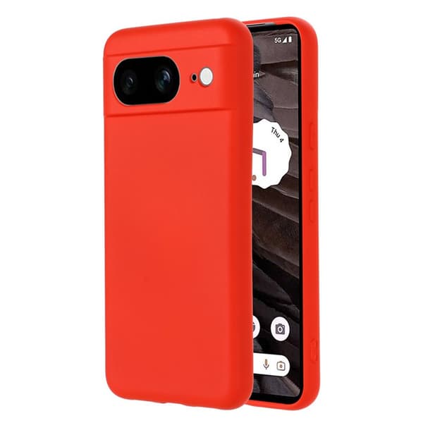 Liquid silikondeksel til Google Pixel 8 - China Red