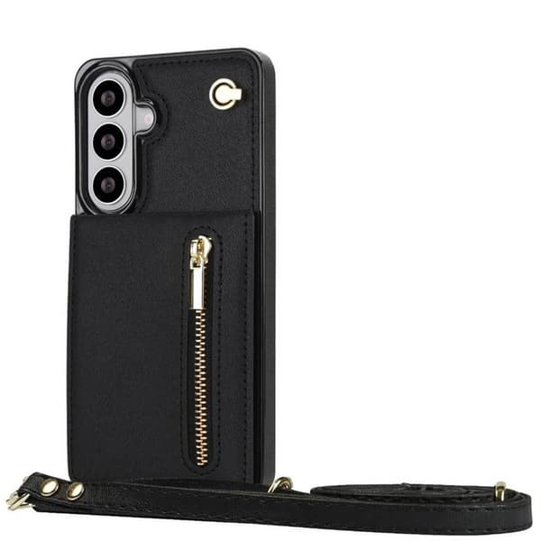 Zipper halskÃ¦de cover til Samsung Galaxy S26 Plus - Sort