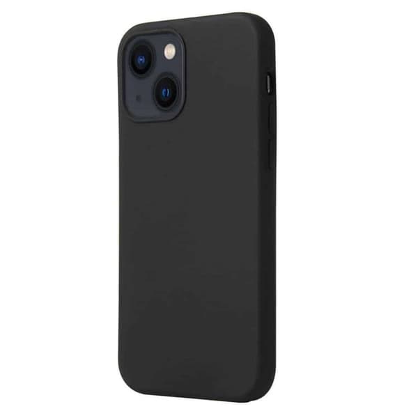 Liquid silikon deksel til Apple iPhone 15 Plus - Svart