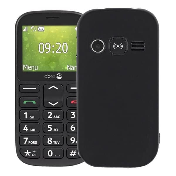 silikondeksel til Doro 1360 - Svart