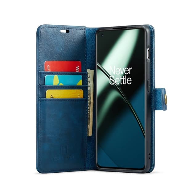 Wallet DG-Ming 2i1 til OnePlus 11 - Blå