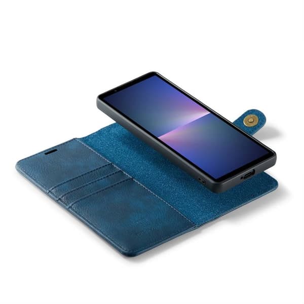 Wallet DG-Ming 2i1 til Sony Xperia 5 V - Blå