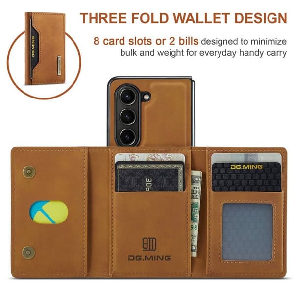DG-Ming M2 deksel til Samsung Galaxy Z Fold 6 - Brun