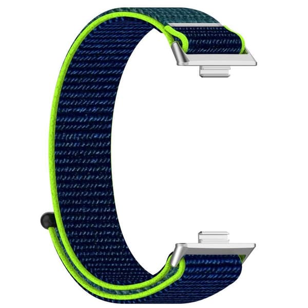 Nylon Urrem til Huawei Watch Fit 4 - Lime green