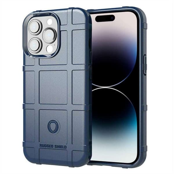 Rugged Shield kuori Apple iPhone 16 Pro Max - Sininen