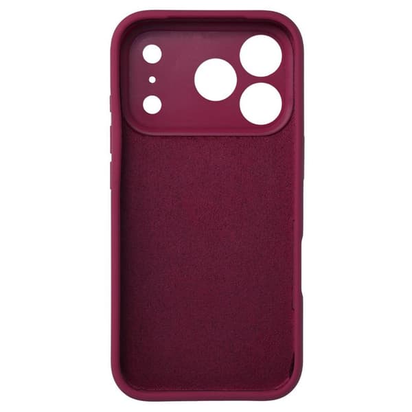 Silicone Lite Case til Apple iPhone 17 Pro Max - Crimson red