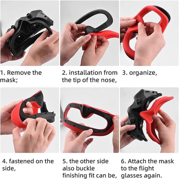 Silikon øyemaske til DJI Goggles 2 - Grå