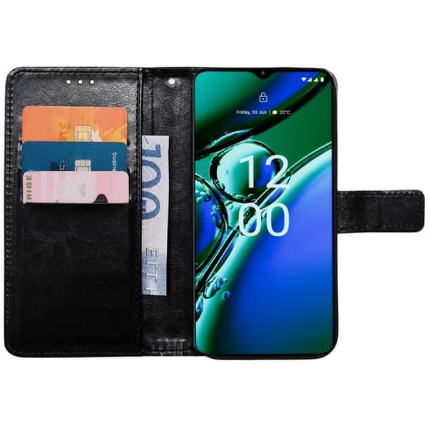 Lommebokdeksel 3-kort til Nokia G42 - Sort