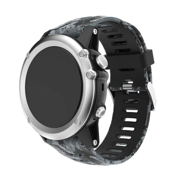 Camo-Kellon ranneke Garmin Fenix Fenix 5X / 5X Plus - harmaa