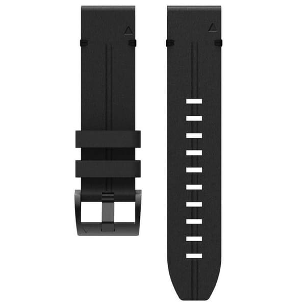 Nail lÃ¦der urrem easyfit til Garmin Fenix E - Onyx black