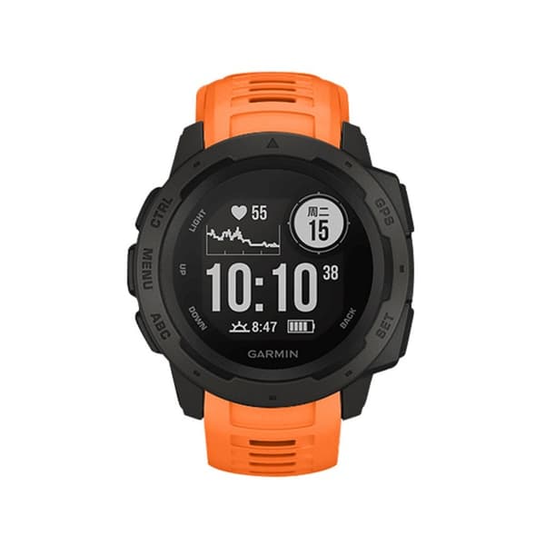 Sport Kellon ranneke Garmin Instinct 2 - oranssi